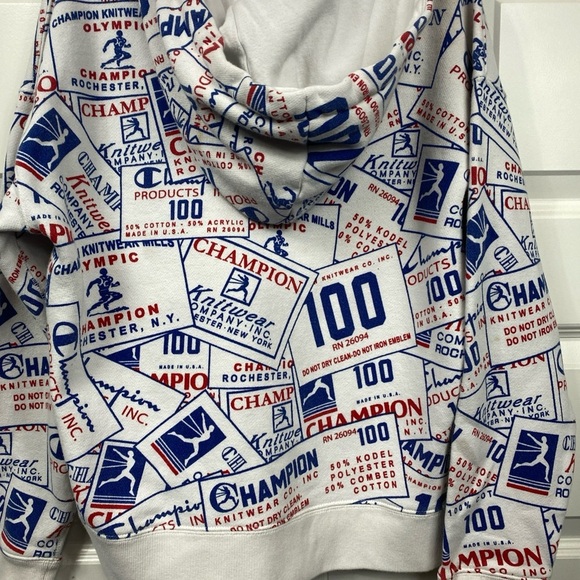 Champion Afterhood 100 Year Anniversary RARE Hoodie  COLLECTORS 1920’s Small - Picture 6 of 12
